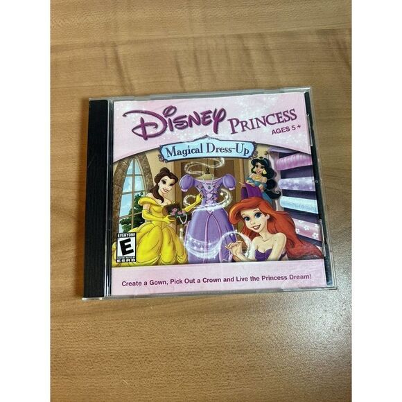 Disney Princess Magical Dress Up (PC, 2003) CD-ROM Ages 5+, COMPLETE - Picture 1 of 8